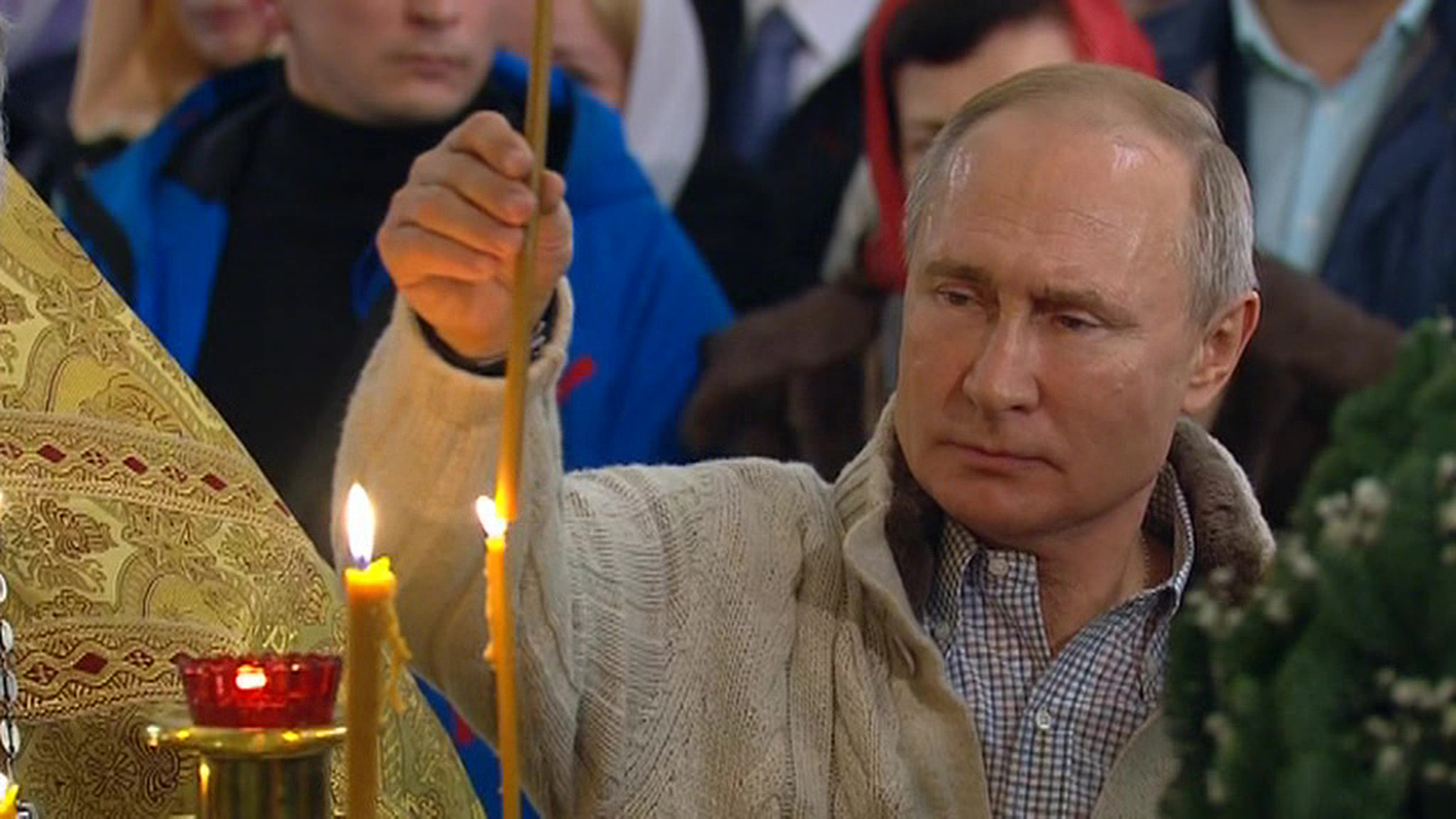 Putin Easter Church