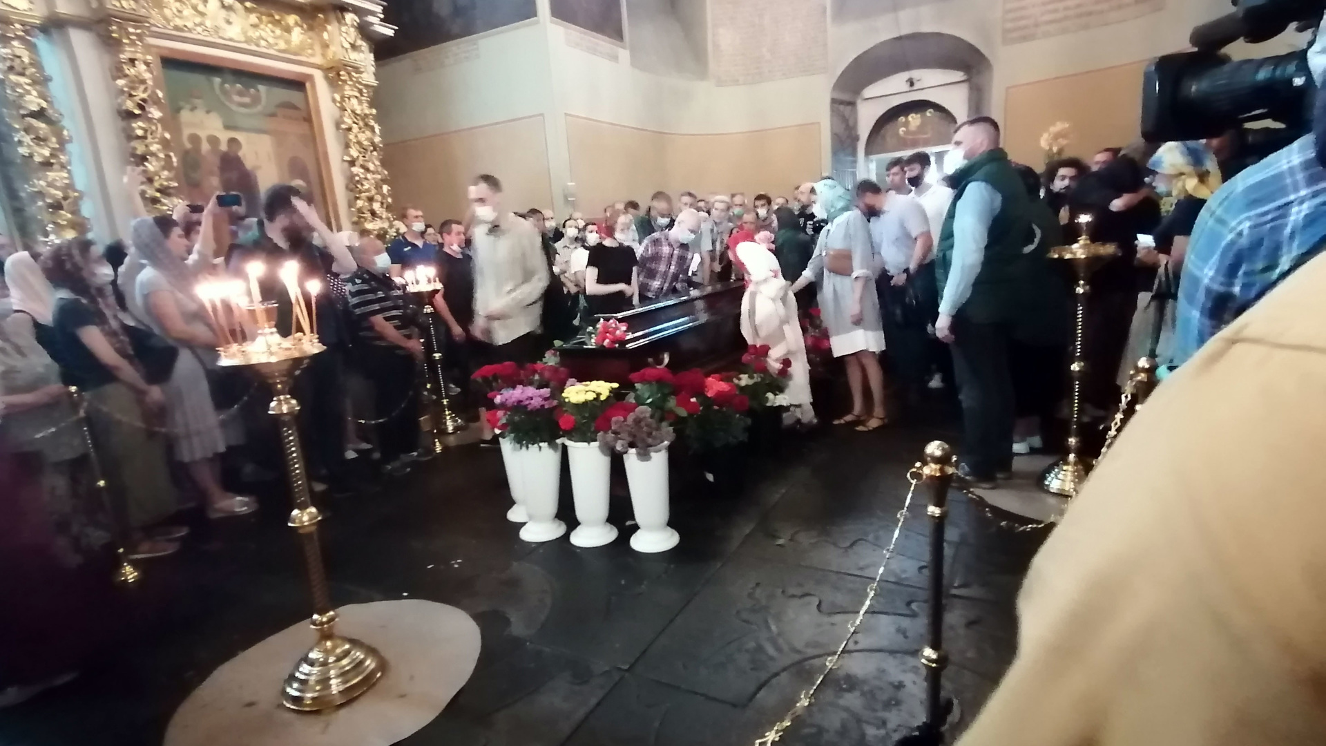 Похороны Петра Мамонова