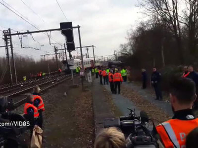 Крушение бельгийского поезда: один погиб, 27 ранены