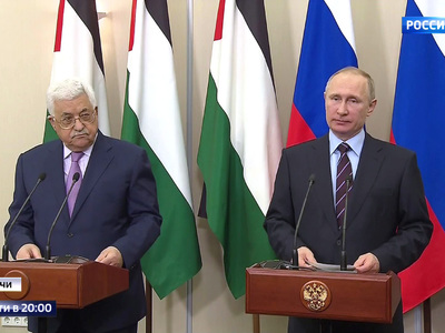 Глава Палестины в России: о чем говорили Путин и Аббас