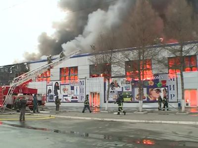 После пожара и взрыва газа в Оренбургской области введен режим ЧС