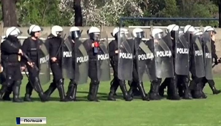 Шествие националистов в Катовице: полиция применила силу