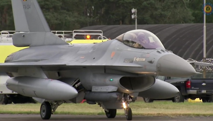 В Бельгии произошел взрыв на военной базе: уничтожен F16