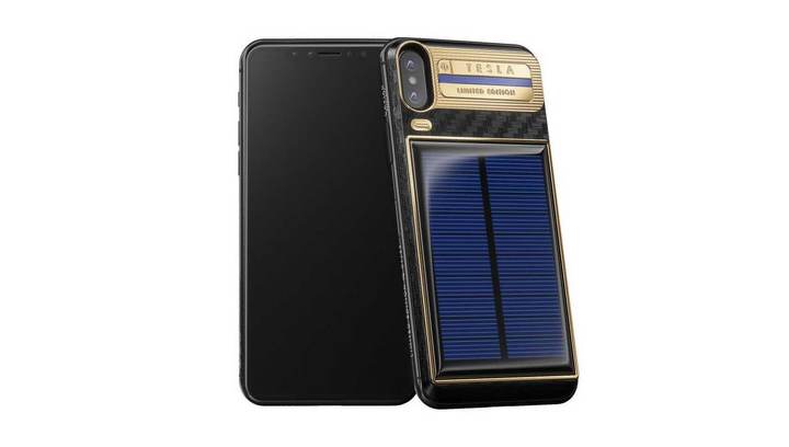 Ультрадорогой iPhone X с солнечной батареей посвятили Илону Маску