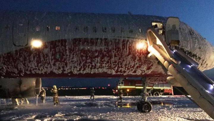 Названа причина возгорания самолета Ту-204, летевшего из Уфы в Сочи