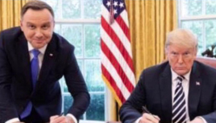 Нефотогеничное сотрудничество: польский журналист не так снял двух президентов