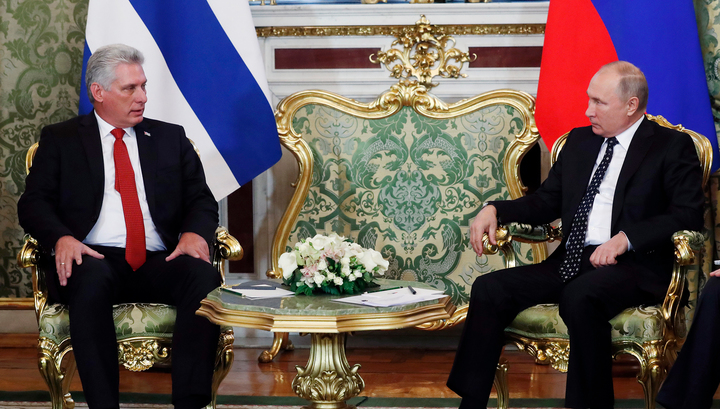 Путин и Кастро обменялись приветами через Диас-Канеля