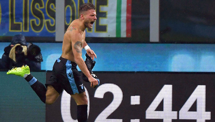 Футболисты «Лацио» по пенальти обыграли «Интер» в четвертьфинале Кубка Италии