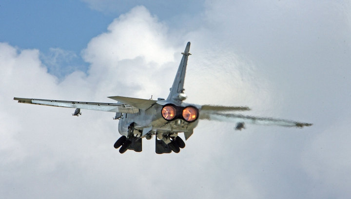 Тушение лесов: к Ил-76 и Ми-8 присоединились Су-24МР