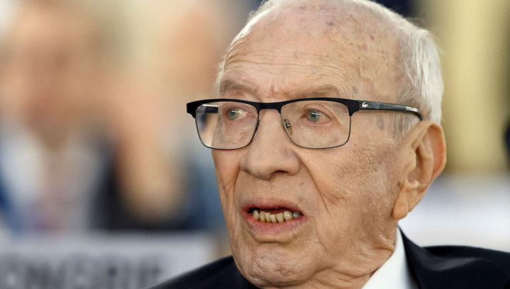 92-летнего президента Туниса госпитализировали из-за недомогания
