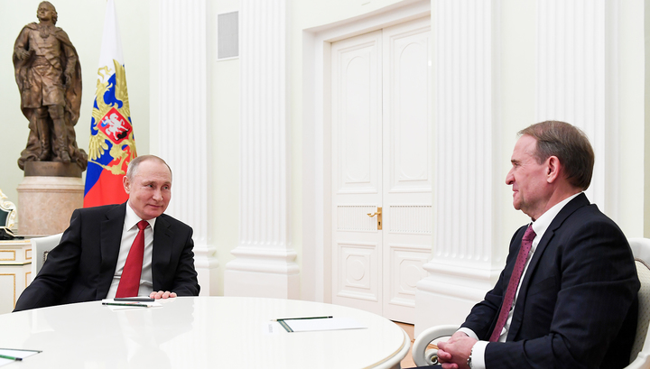 Путин, Володин и Медведчук обсудили встречу парламентариев в нормандском формате