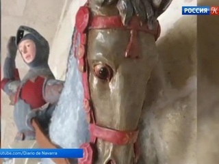 В Испании испортили средневековую скульптуру Георгия Победоносца
