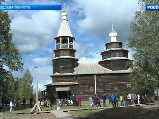 В музее «Витославлицы» после реставрации открыта церковь Николы