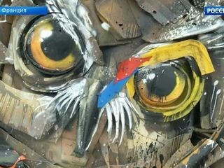 Артур Бордало создает граффити-скульптуры... из мусора