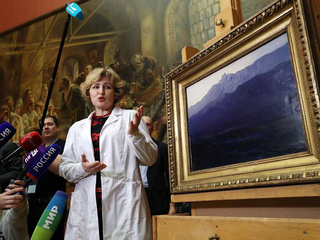 Картину Куинджи «Ай-Петри. Крым» отреставрируют после выставки в Русском музее