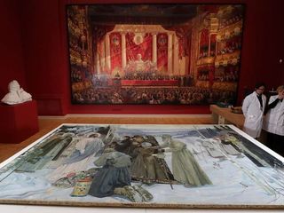 В Русском музее отреставрируют картину Нестерова «Святая Русь»