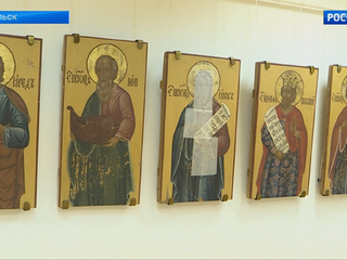 Спасенные из рук грабителей иконы представлены на выставке в Архангельске