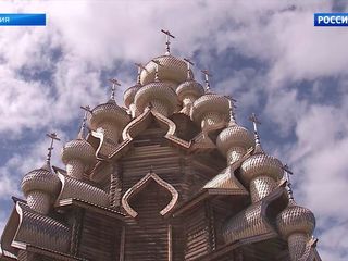 На острове Кижи завершился очередной этап реставрации церкви Преображения Господня