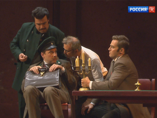 В Малом театре - премьера спектакля по пьесе Николая Гоголя “Игроки”