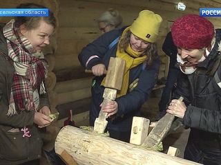 Участники проекта “Арктическая сеть древоделия” посетили музей “Малые Корелы”