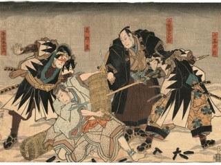Выставка японской гравюры «47 ронинов. Легенда как искусство» открывается в Музее Востока