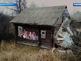 Художник из Москвы решил “заселить” заброшенную деревню нарисованными жителями