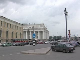 В Петербурге горит Апраксин двор