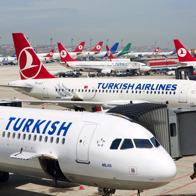 В столичном аэропорту Внуково приземлился самолет компании Turkish Airlines В столичном аэропорту Внуково приземлился самолет компании Turkish Airlines