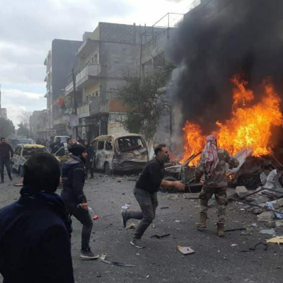 В центре Дамаска террористы взорвали автобус сирийской армии