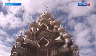 На острове Кижи завершился очередной этап реставрации церкви Преображения Господня