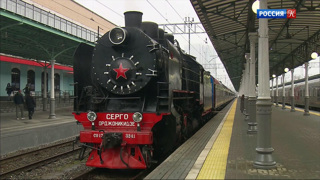 С Белорусского вокзала отправился «Поезд Победы»