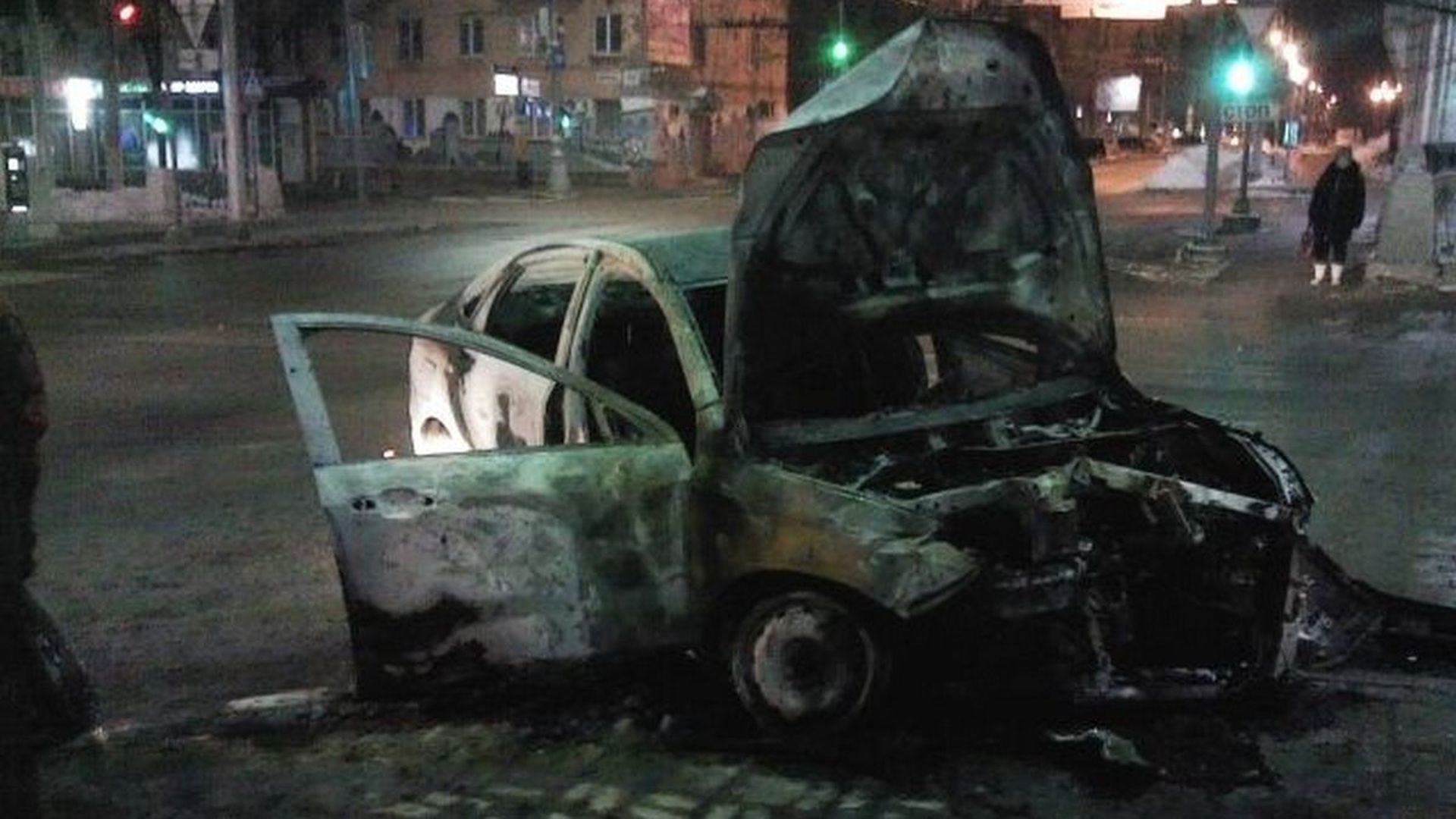 В Перми сгорел автомобиль