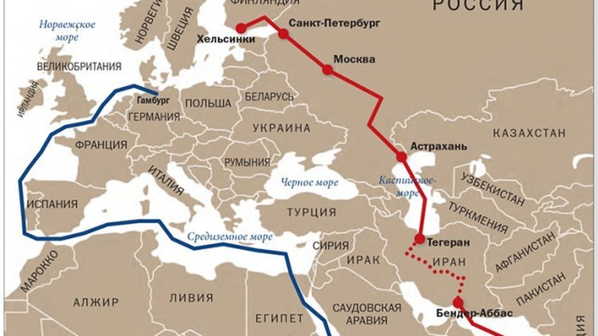 Иран схема железных дорог