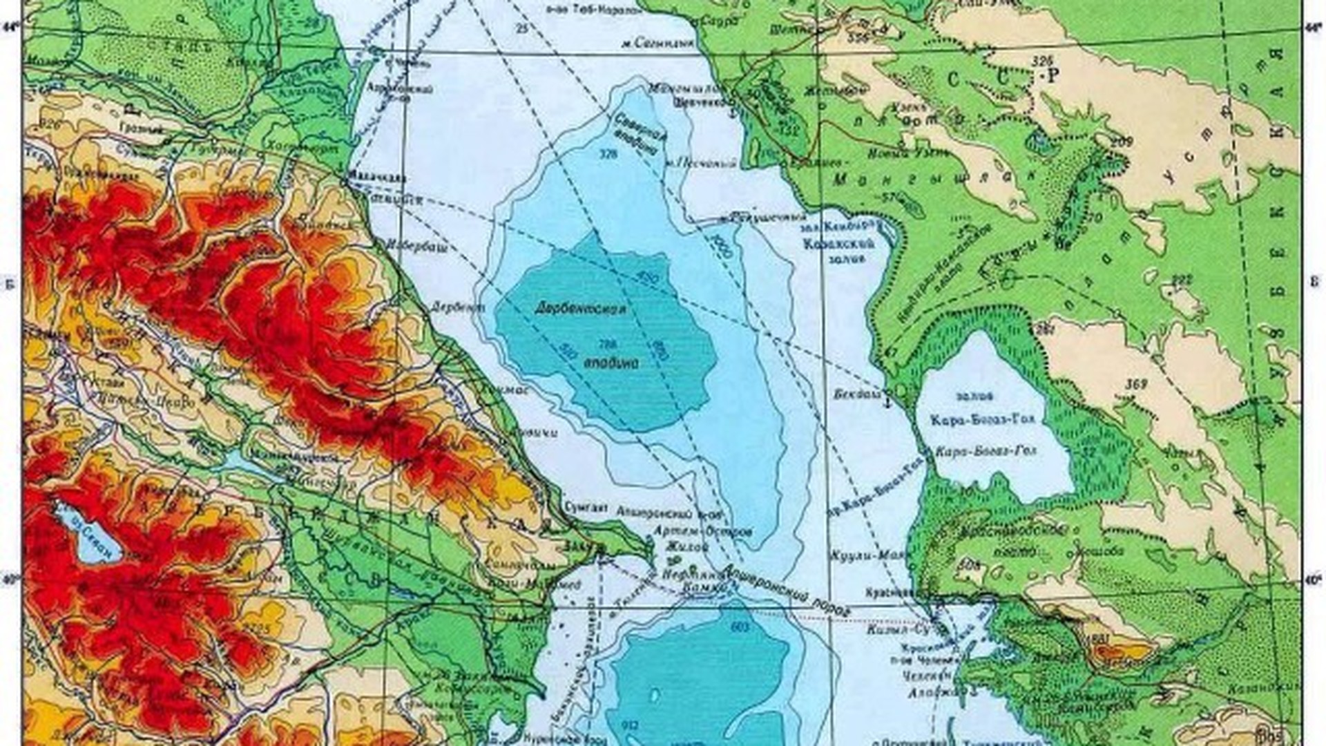 остров чечень в каспийском море на карте