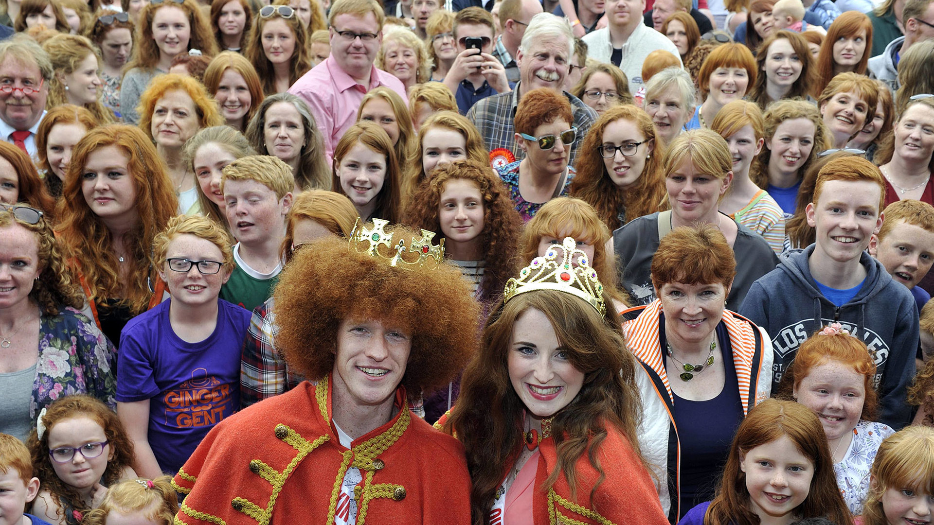 В какой стране больше всего людей с рыжими волосами
