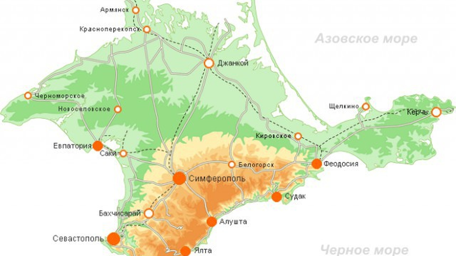 Винодельни Крыма на карте