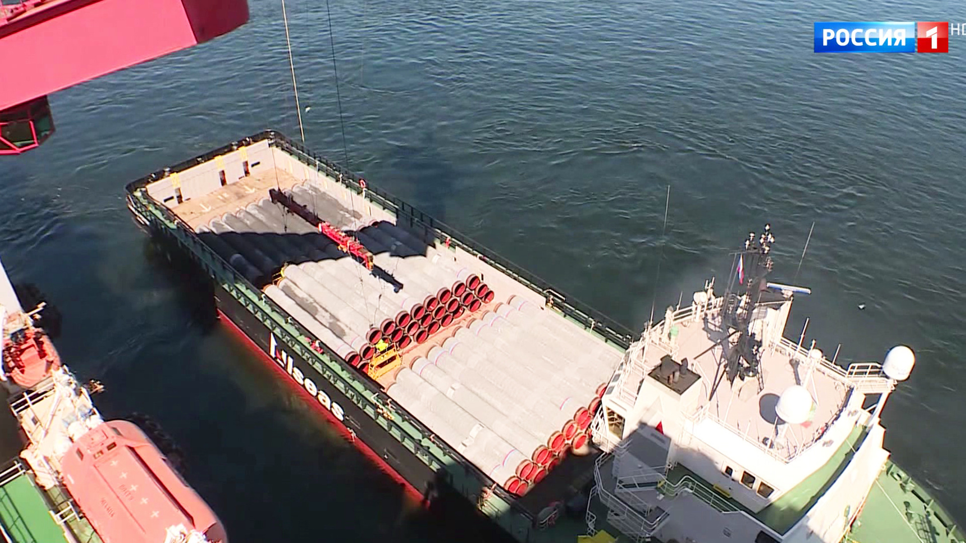 Баржа фортуна скорость укладки труб