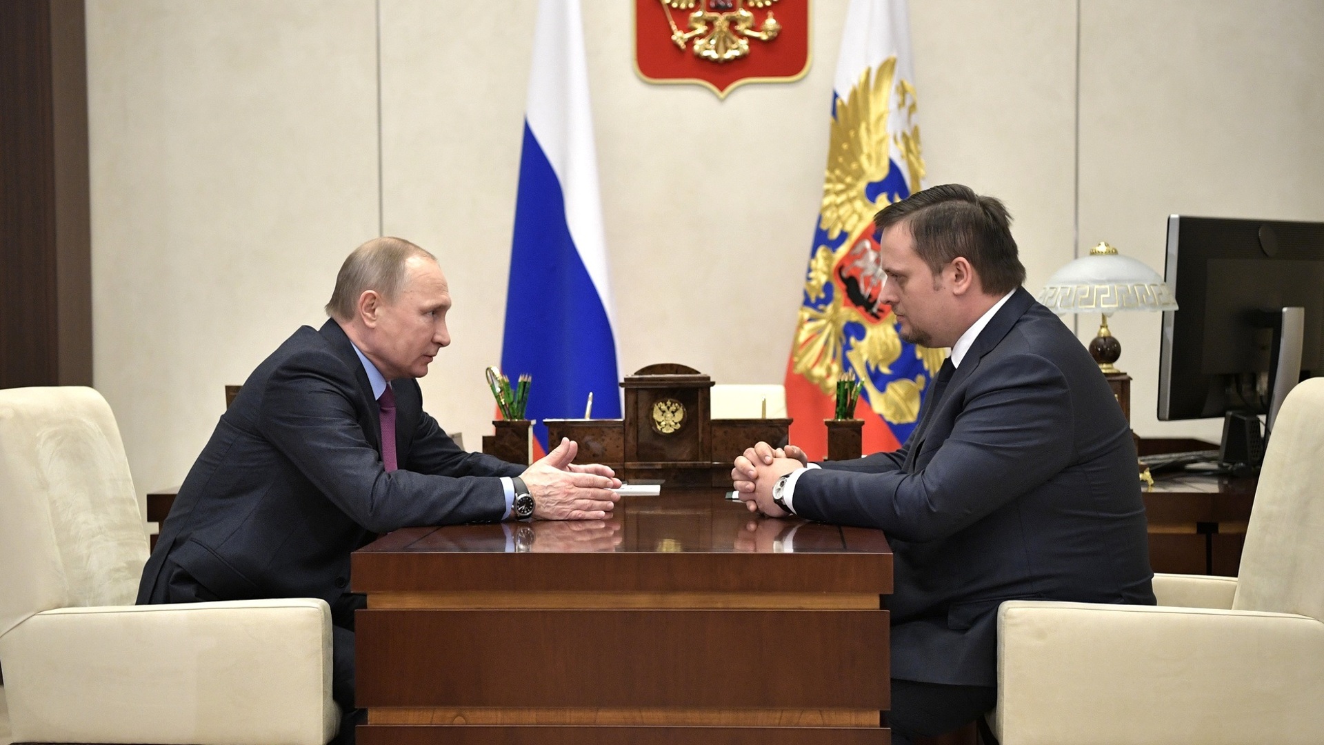 Встреча Путина с губернатором Новгородской области