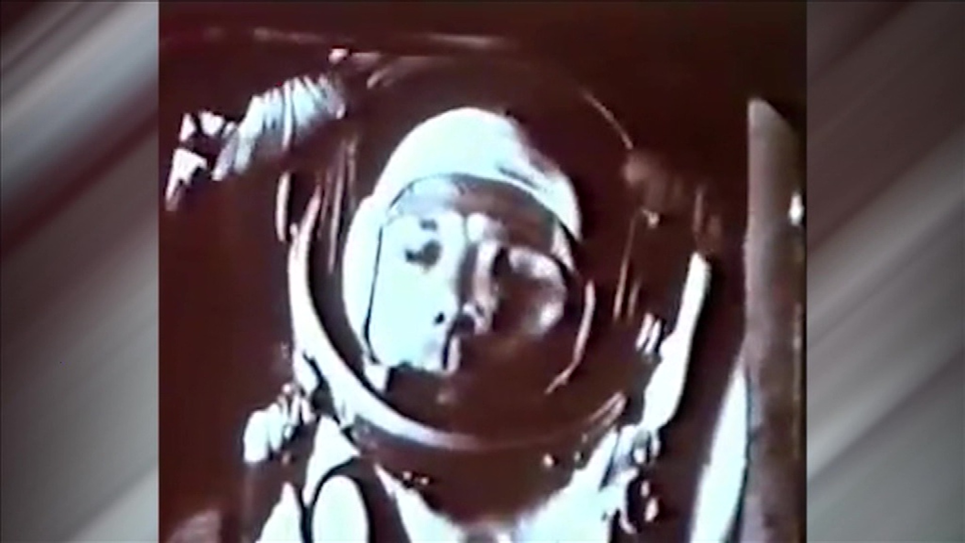 Видеозапись первого полета Гагарина в космос