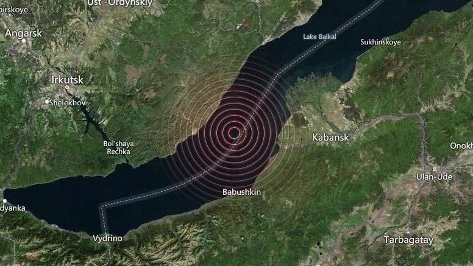 Землетрясение в Иркутске