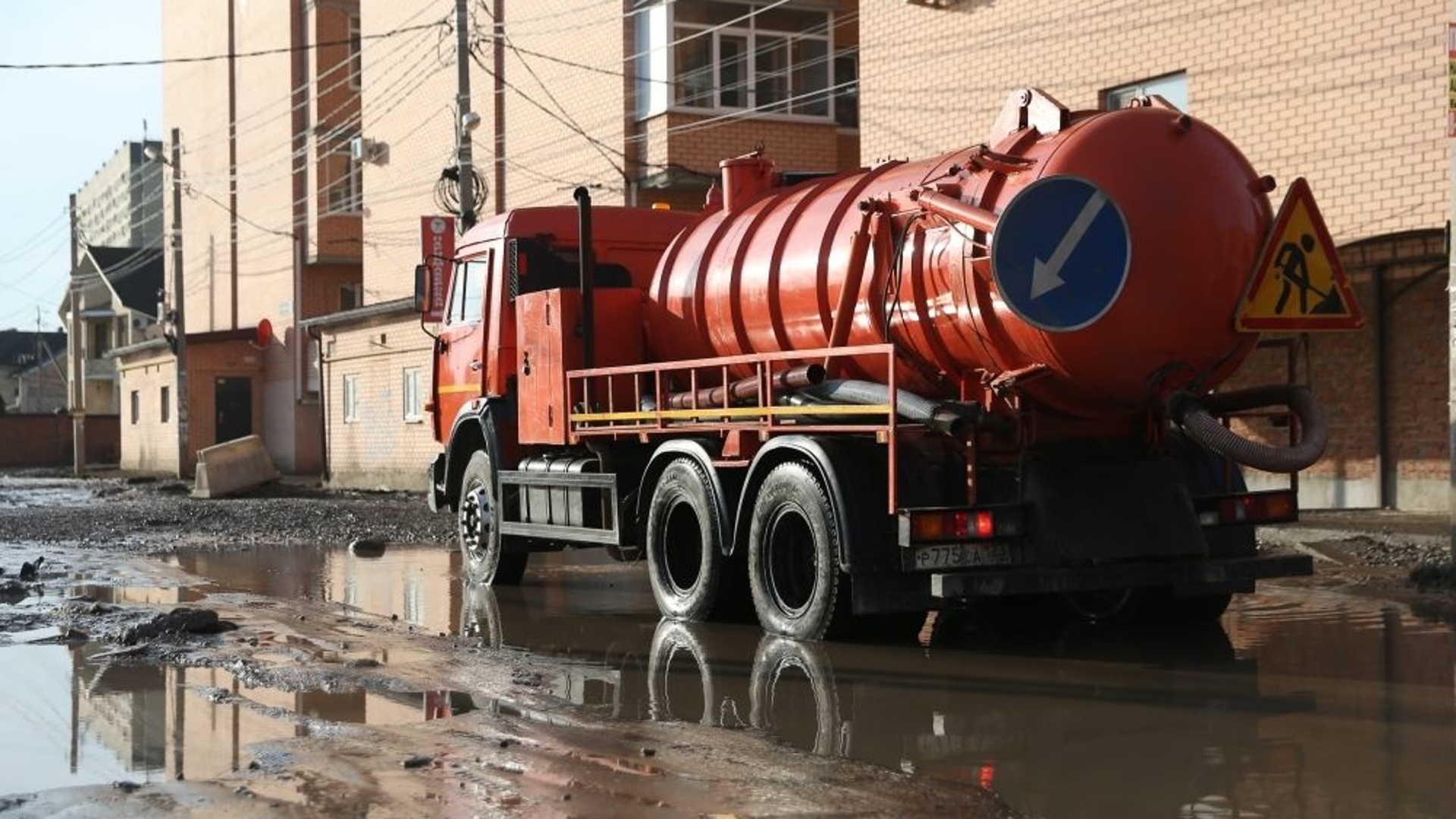 Машина по откачке воды