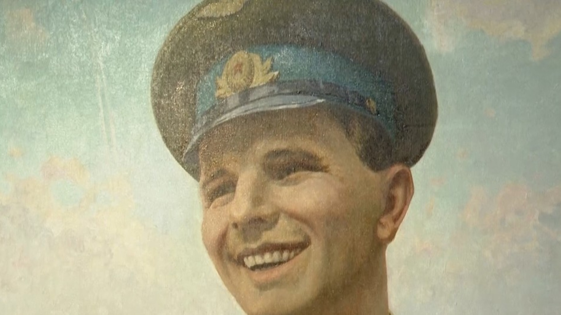 Гагарин реконструкция. Портрет Юрия Гагарина. Гагарин вернулся. Гагарин 90 лет. Портрет Юрия Гагарина фото.