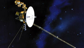 "Вояджер-1" был запущен 9 сентября 1977 года и является самым удалённым рукотворным объектом. Аппарат передаёт сигналы вот уже 35 лет (иллюстрация JPL/NASA).