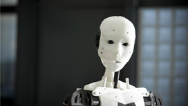 Один из роботов, созданных с помощью 3D-печати для изучения отношений человека и машин 