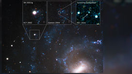 "Хаббл" получил первое изображение сохранившегося компаньона сверхновой.