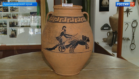 В Краснодарском крае обнаружили древнегреческий кувшин для зерна