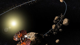 Аппарат посетит семь астероидов и тем самым установит рекорд для космических исследований.