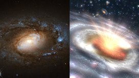 На глазах астрономов в спокойных галактиках вспыхнули квазары.