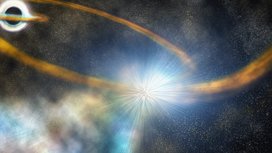 Приливное разрушение звезды наблюдается как вспышка, похожая на взрыв сверхновой.