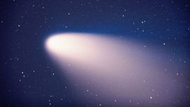 Гравитация посторонней звезды может заставить комету изменить орбиту.